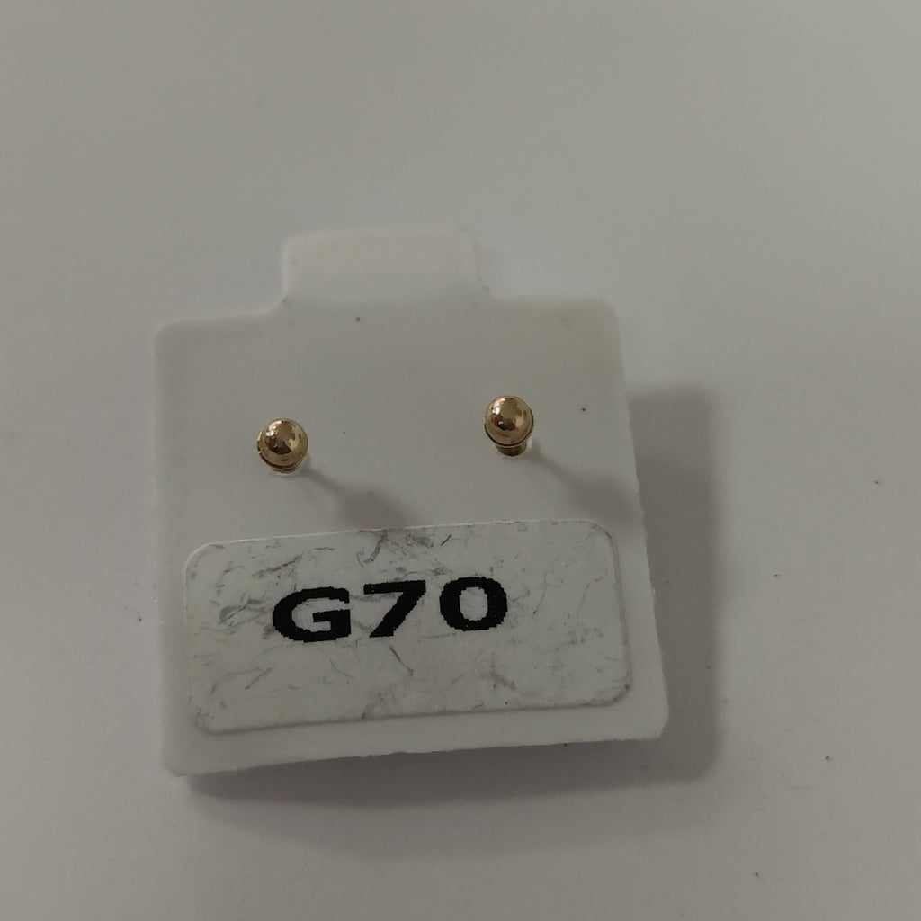 BROQUELES ORO 10K 1 (NUEVO)