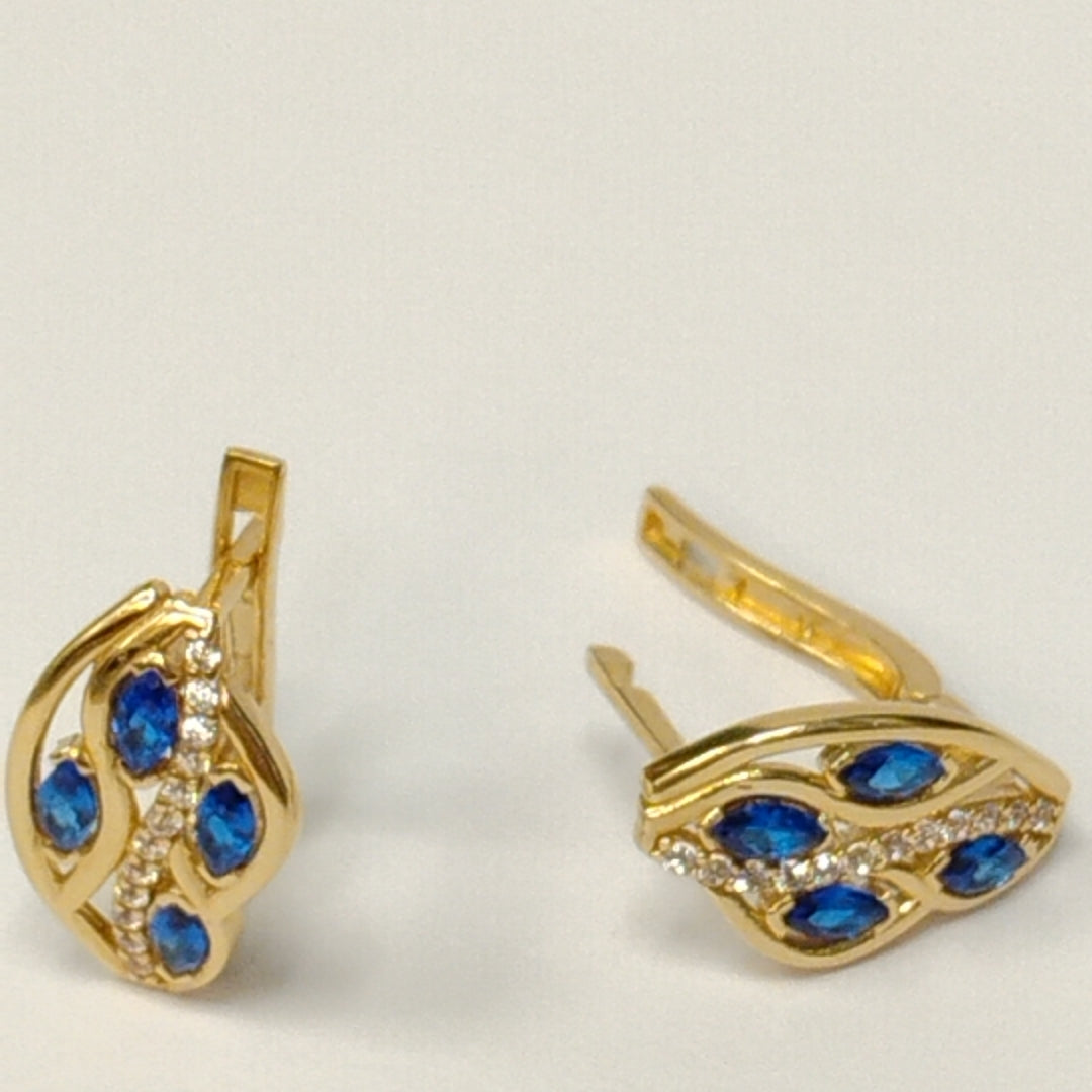 BROQUELES ORO 14K 3.7 (NUEVO)