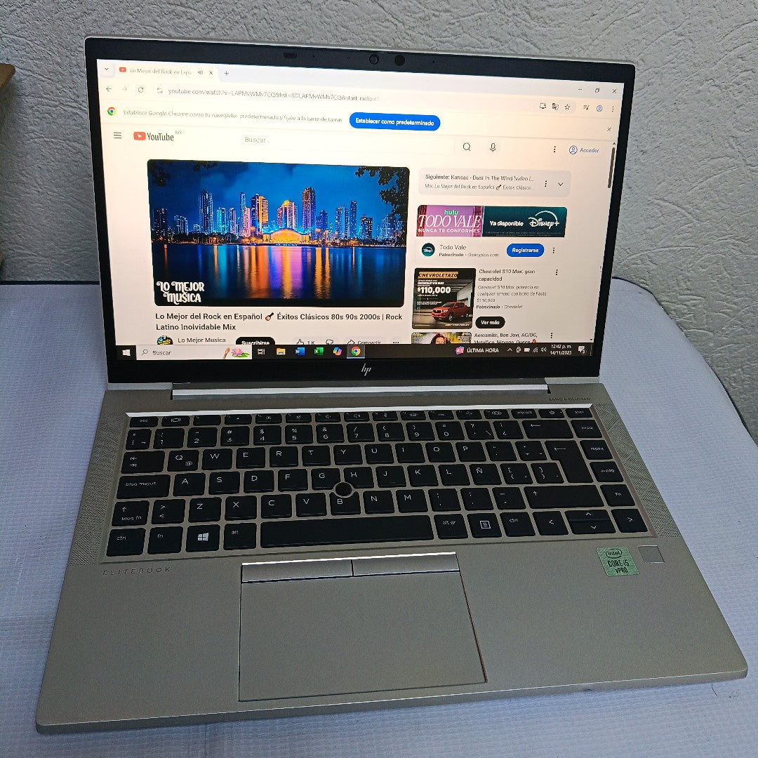 LAPTOP HP ELITEBOOK 840 G7 (2022) 256 GB SSD 8 GB RAM (SEMINUEVO)