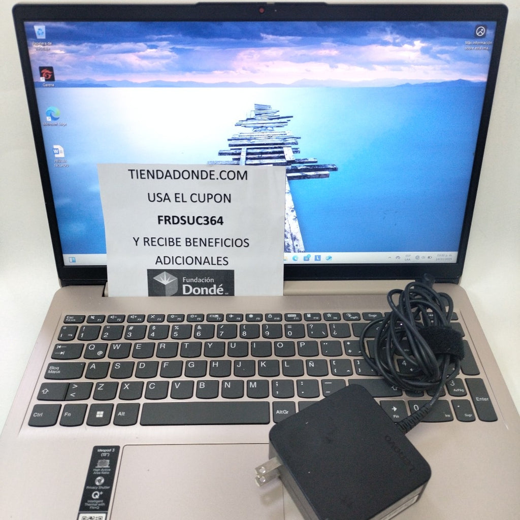LAPTOP LENOVO IDEAPAD 3 15ALC6 (2022) 512 GB SSD 16 GB RAM (SEMINUEVO)