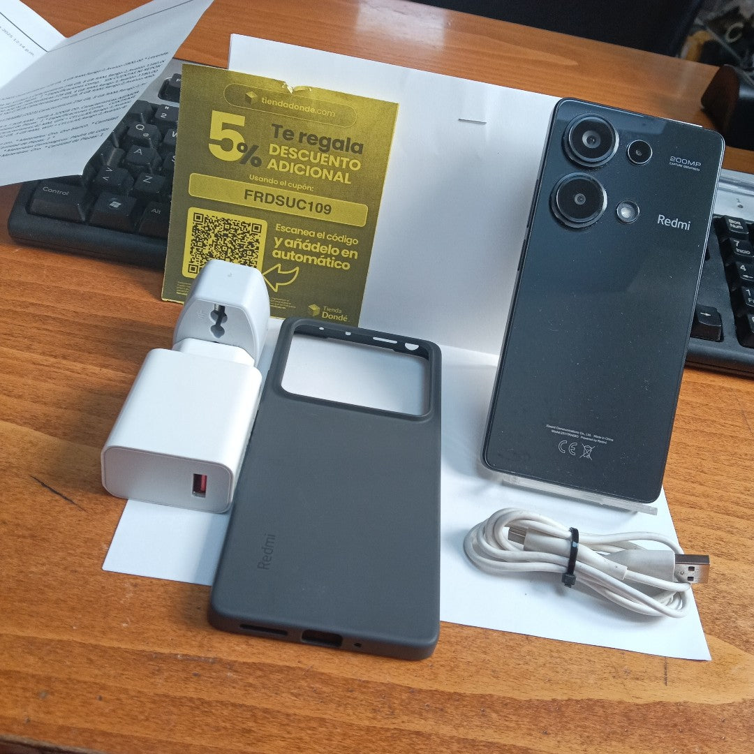 CELULAR XIAOMI REDMI NOTE 13 PRO 23117RA68G (2023) 256 GB 8 GB RAM (SEMINUEVO)