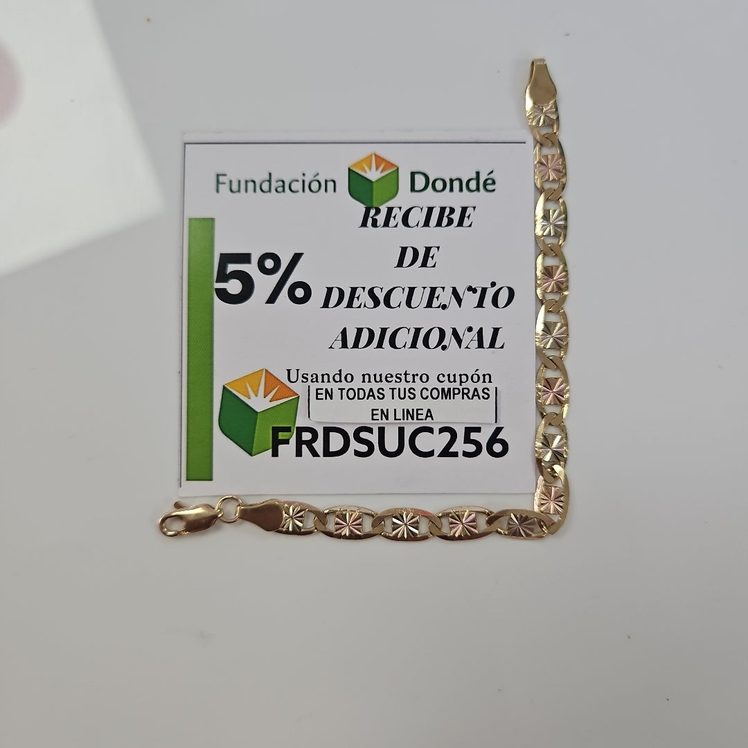 PULSERA TEJIDO MARINERO 6.51GR 16 CM (NUEVO)