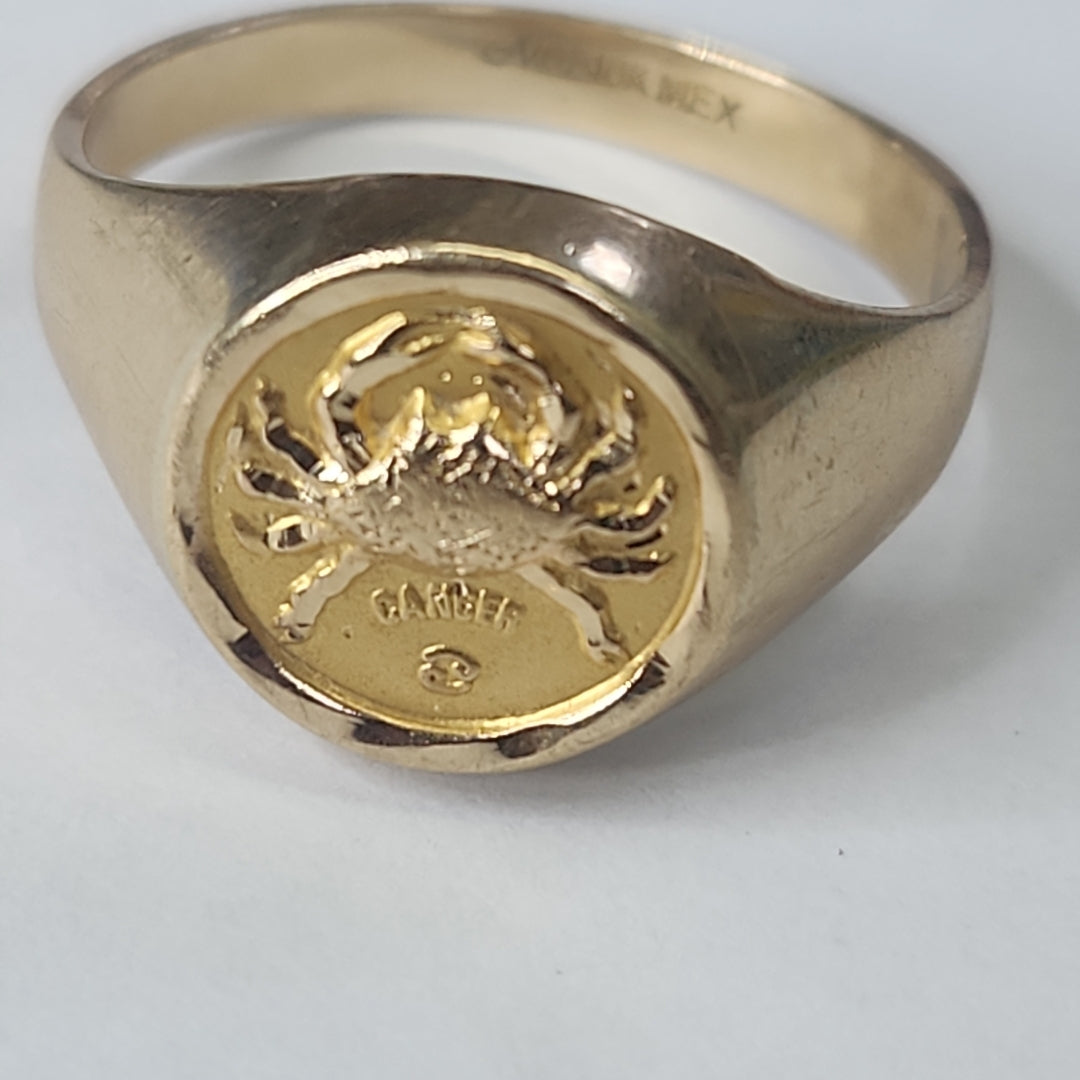 ANILLO. ORO. 10 K 4 GRMS (SEMINUEVO)