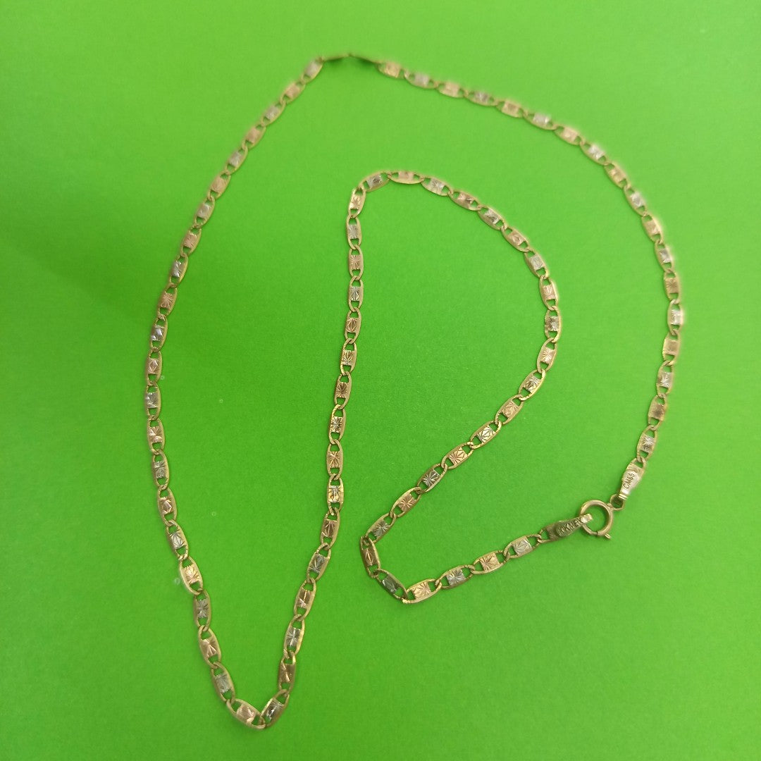 CADENA ORO,ORO COMBINADO 10 K 3,30 GRMS (SEMINUEVO)