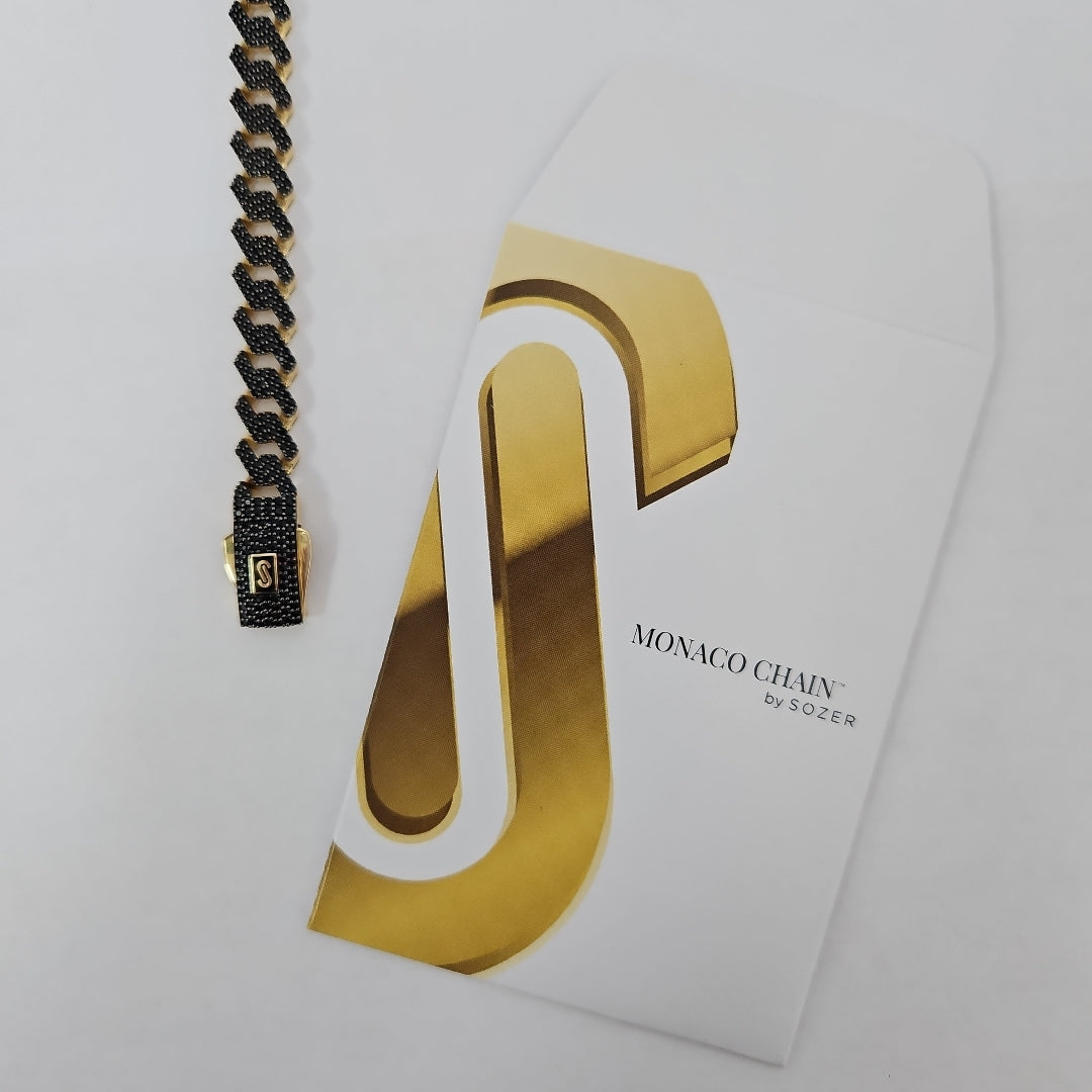 PULSERA MONACO ORO 14K 13 (NUEVO)