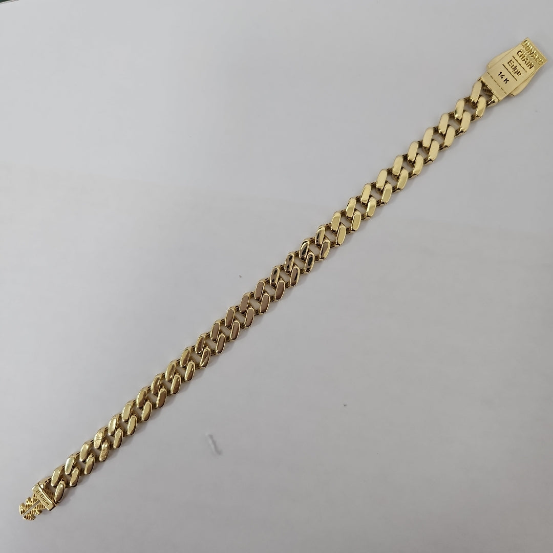PULSERA MONACO ORO 14K 9 (NUEVO)