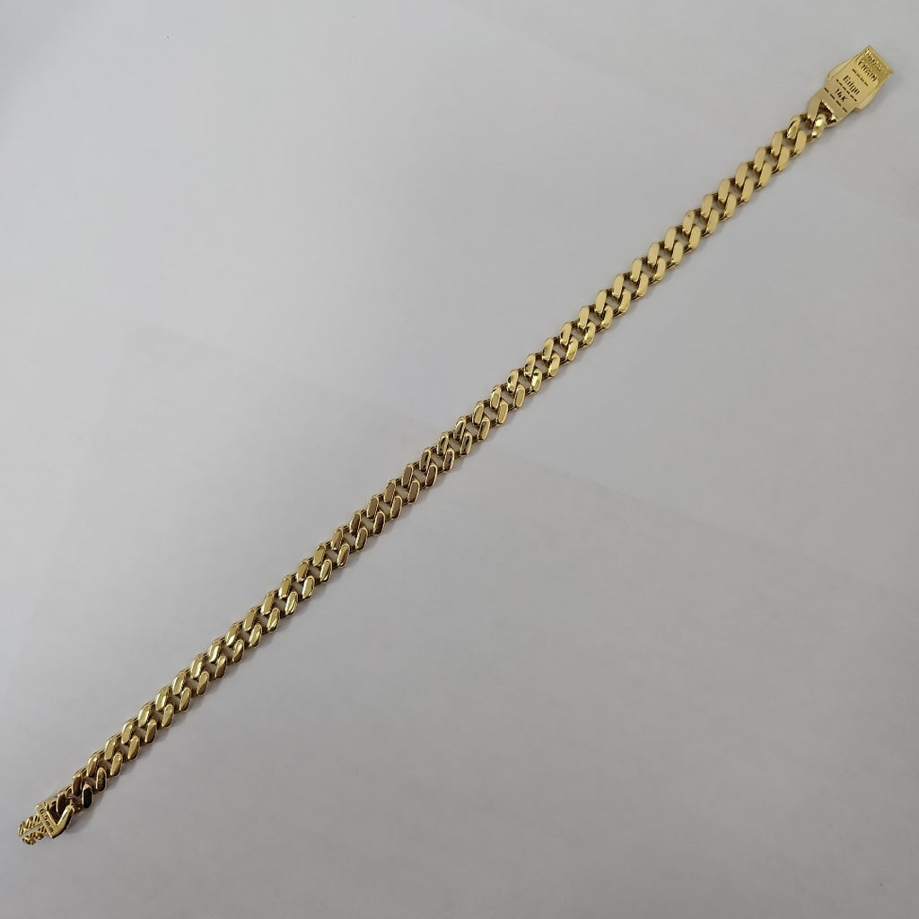 PULSERA CABALLERO MONACO ORO 14K 8.8 (NUEVO)