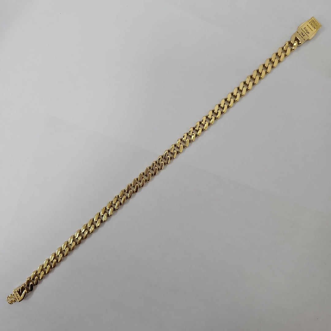 PULSERA CABALLERO MONACO ORO 14K 8.8 (NUEVO)