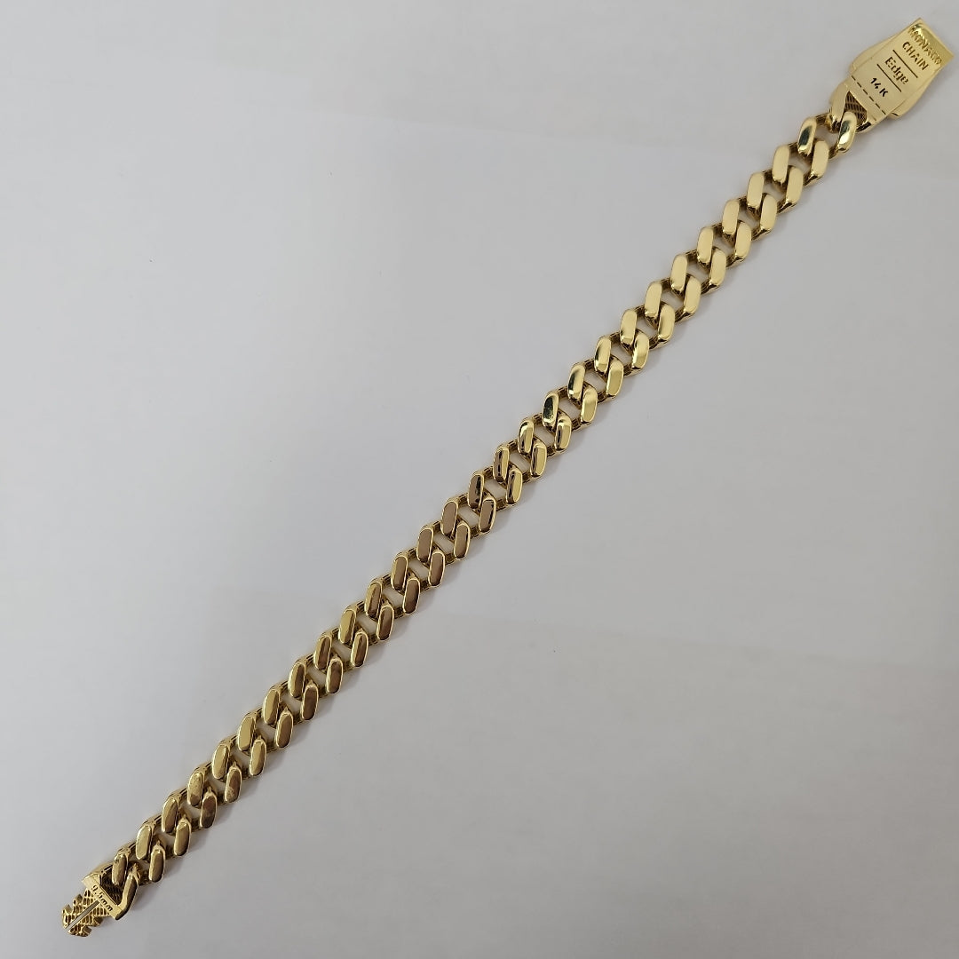 PULSERA CABALLERO MONACO ORO 14K 13.1 (NUEVO)
