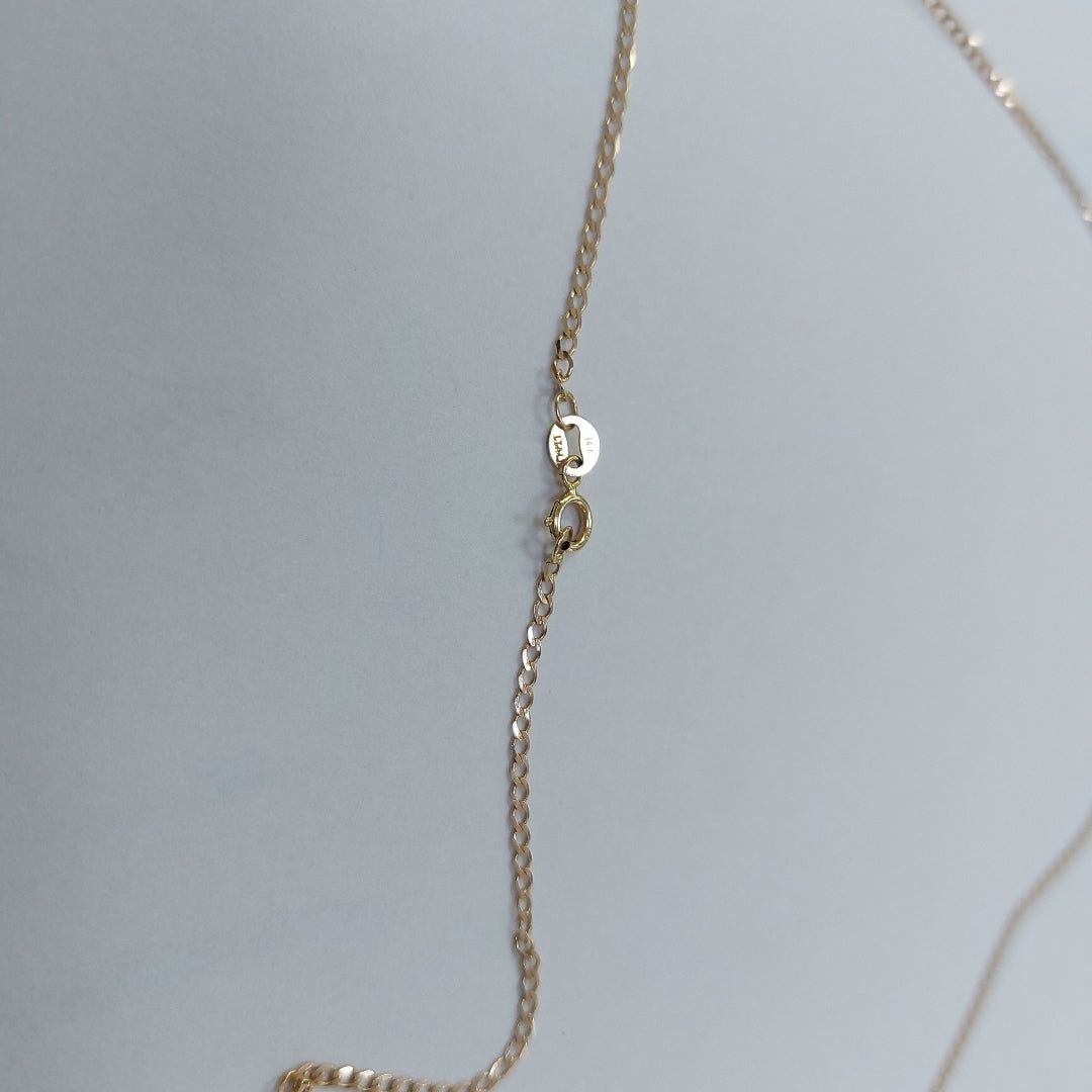 CADENA. ORO. 14 K 2 GRMS (SEMINUEVO)