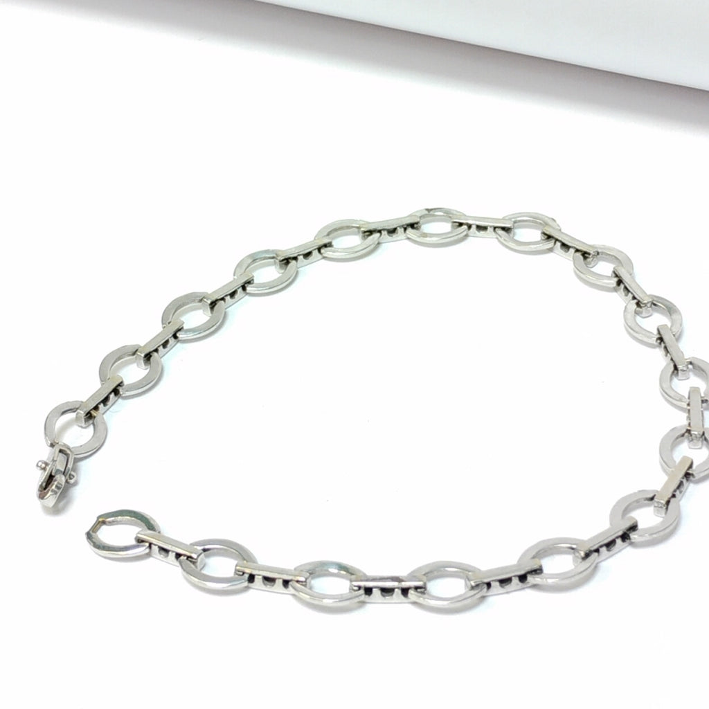 PULSERA. ORO BLANCO. 10 K 7 GRMS (SEMINUEVO)