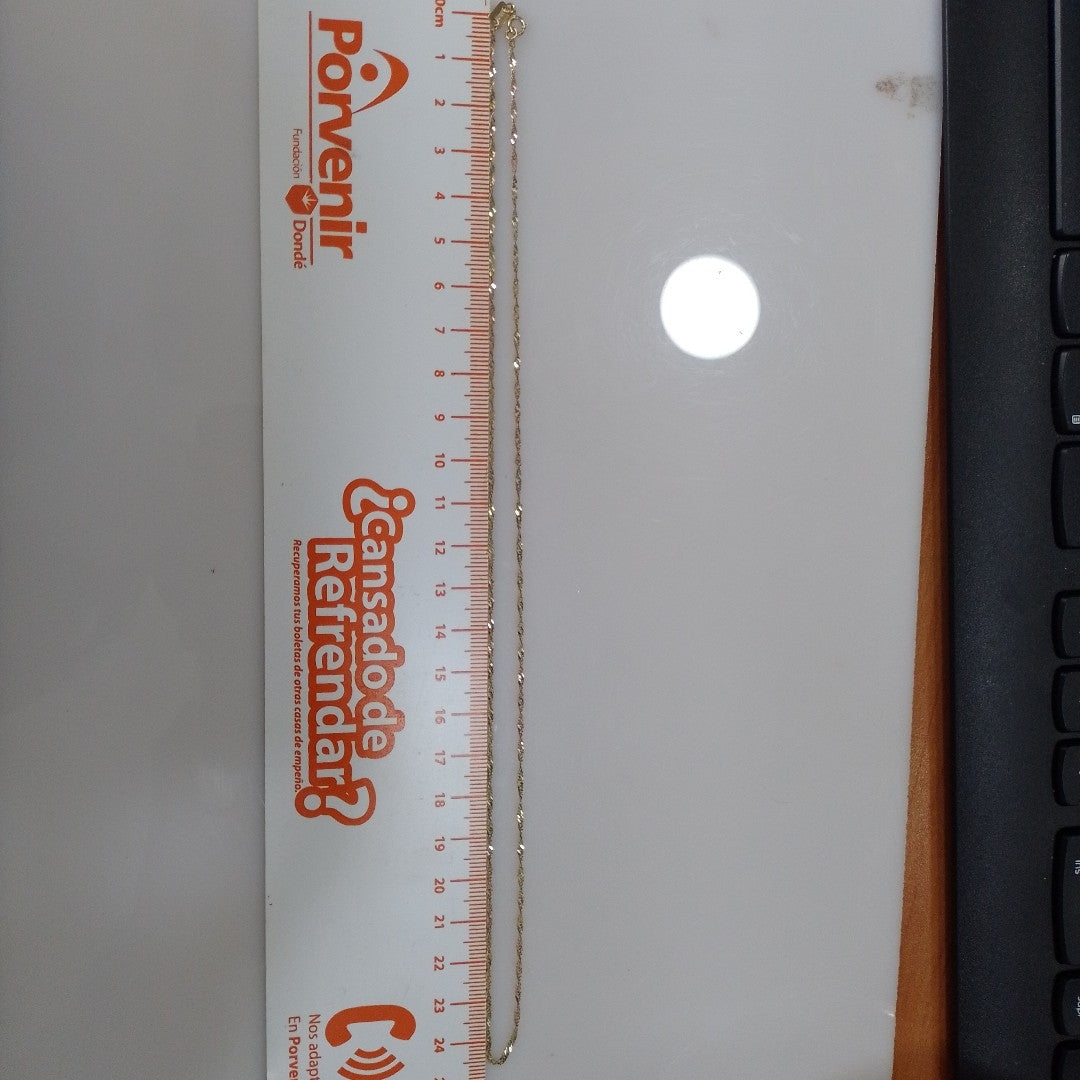 CADENA. ORO. 14 K 1.9 GRMS (SEMINUEVO)