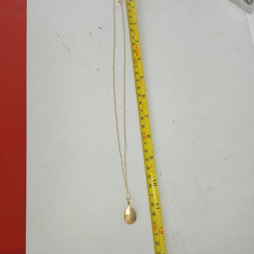 CADENA, DIJE. ORO. 14 K 3.5 GRMS (SEMINUEVO)