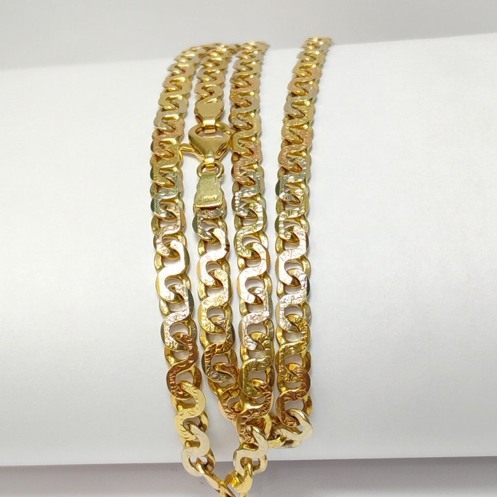 CADENA. ORO. 14 K 32.5 GRMS (SEMINUEVO)