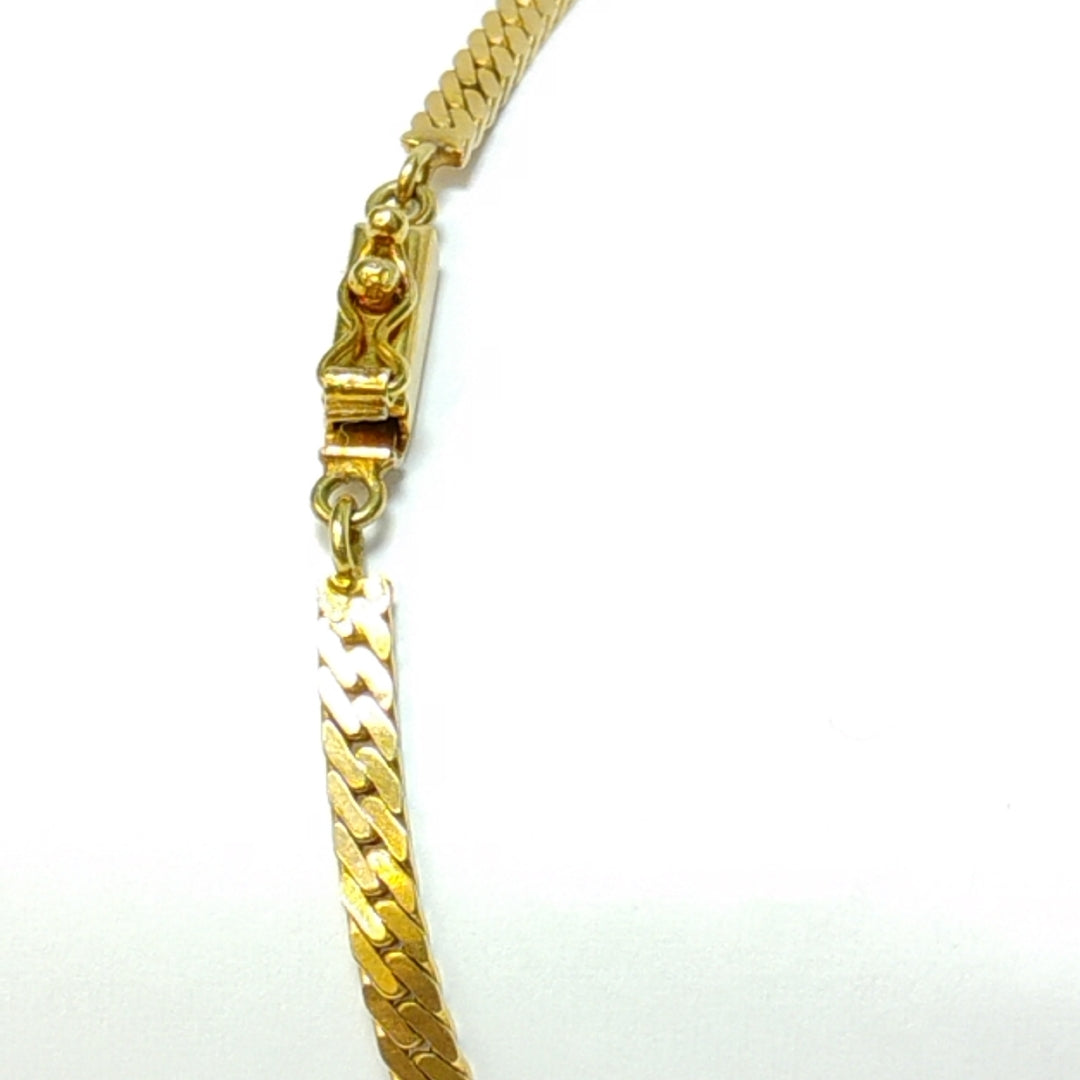 K1 12,90 GRMS 14 K ESPECIFICACIONES COMPLEMENTARIAS GARGANTILLA PLANCHA 14K APT (SEMINUEVO)