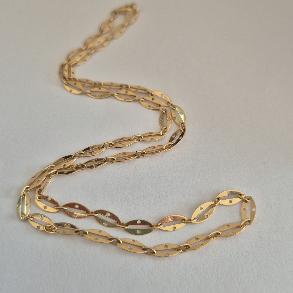 GARGANTILLAS ORO 14K 9.7 (NUEVO)