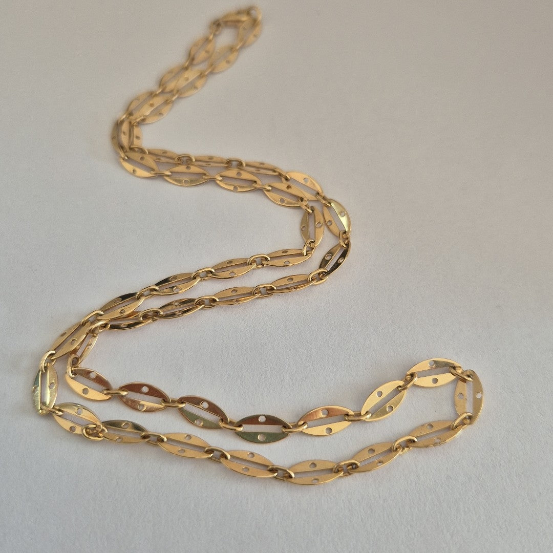 GARGANTILLAS ORO 14K 9.7 (NUEVO)