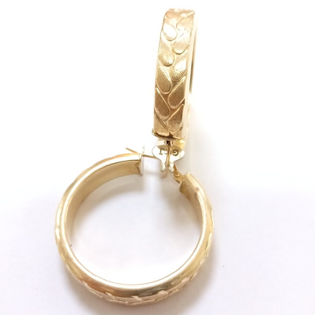 ARRACADAS PAR. ORO. 14 K 3.8 GRMS (SEMINUEVO)