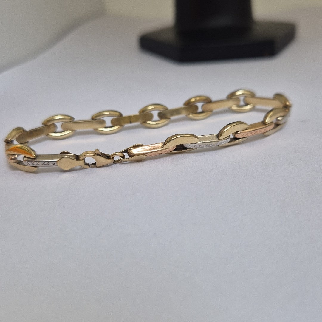 K1 7,40 GRMS 10 K ESPECIFICACIONES COMPLEMENTARIAS PULSERA HECHURA ESPECIAL, ORO (SEMINUEVO)