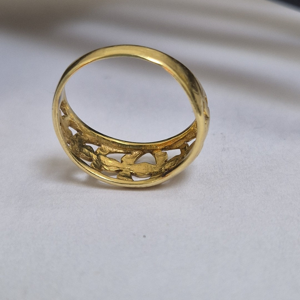 ANILLO ORO 14 K 3,90 GRMS (SEMINUEVO)