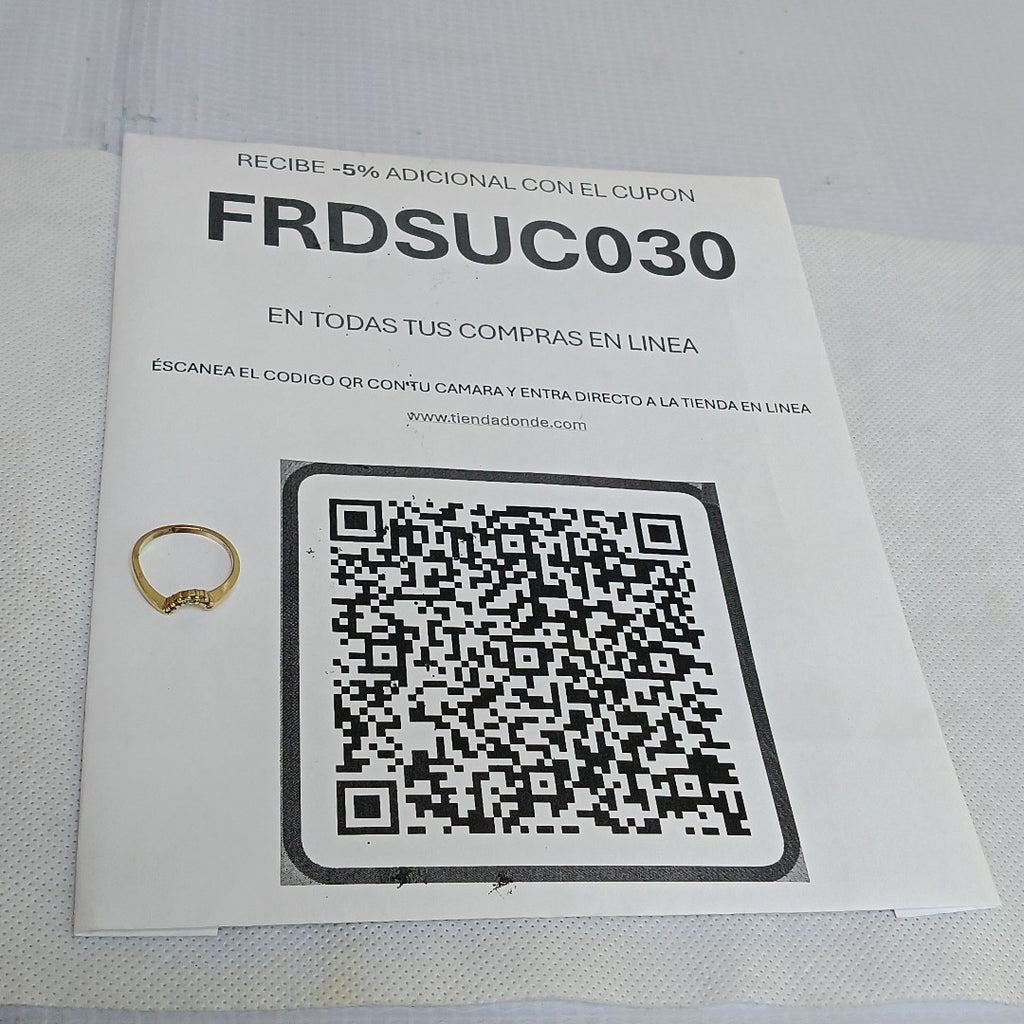 ANILLITO. ORO. 14 K 2.2 GRMS (SEMINUEVO)