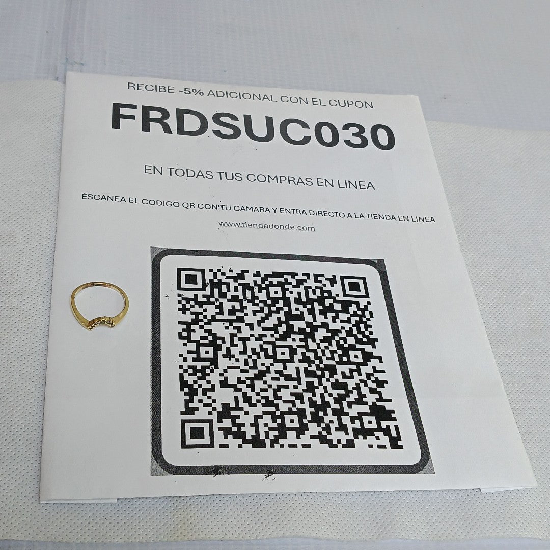 ANILLITO. ORO. 14 K 2.2 GRMS (SEMINUEVO)