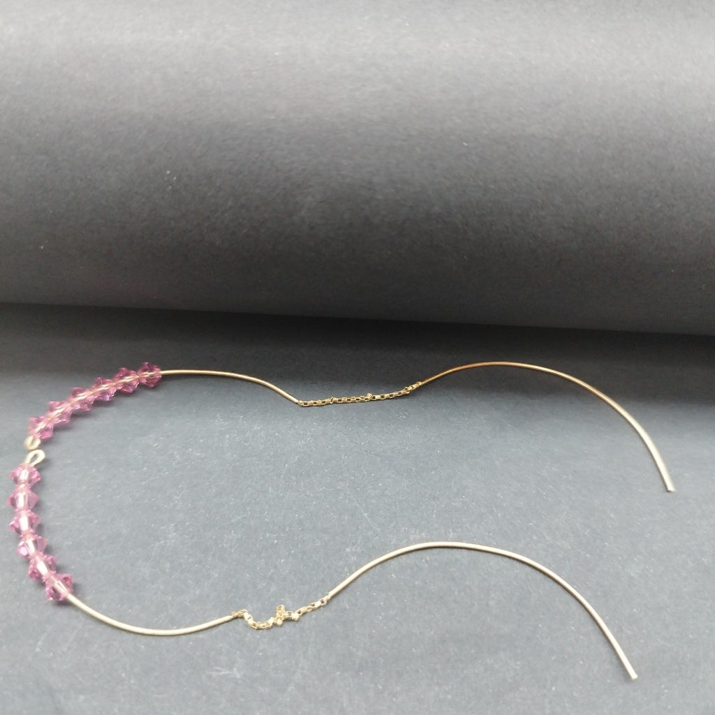 K1 1,90 GRMS 10 K ESPECIFICACIONES COMPLEMENTARIAS ARETES PAR CON PIEDRAS DE COLO (SEMINUEVO)