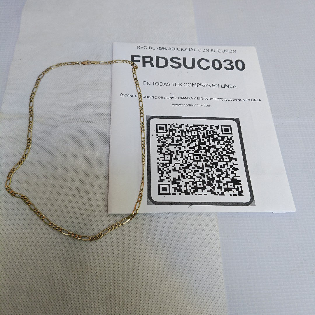 CADENA. ORO. 10 K 11.7 GRMS (SEMINUEVO)