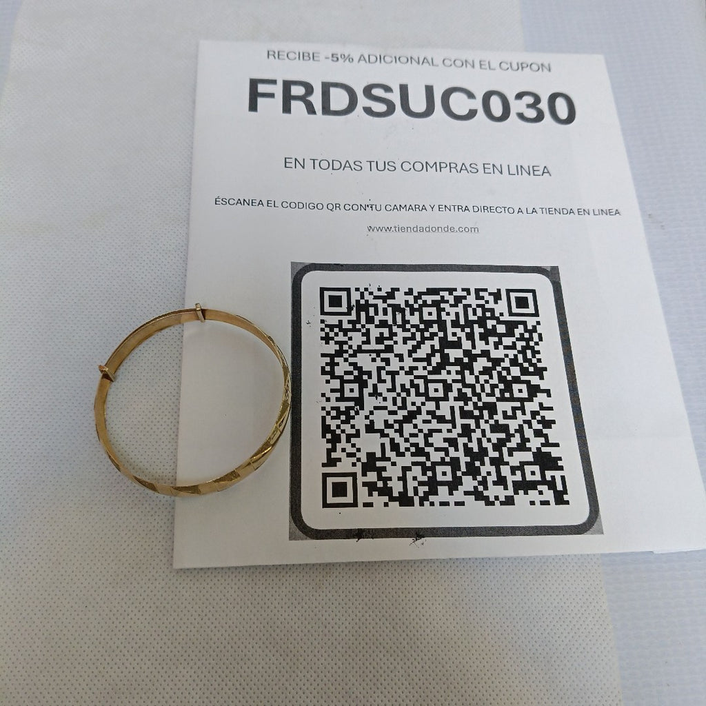 PULSERA. ORO. 10 K 8.4 GRMS (SEMINUEVO)