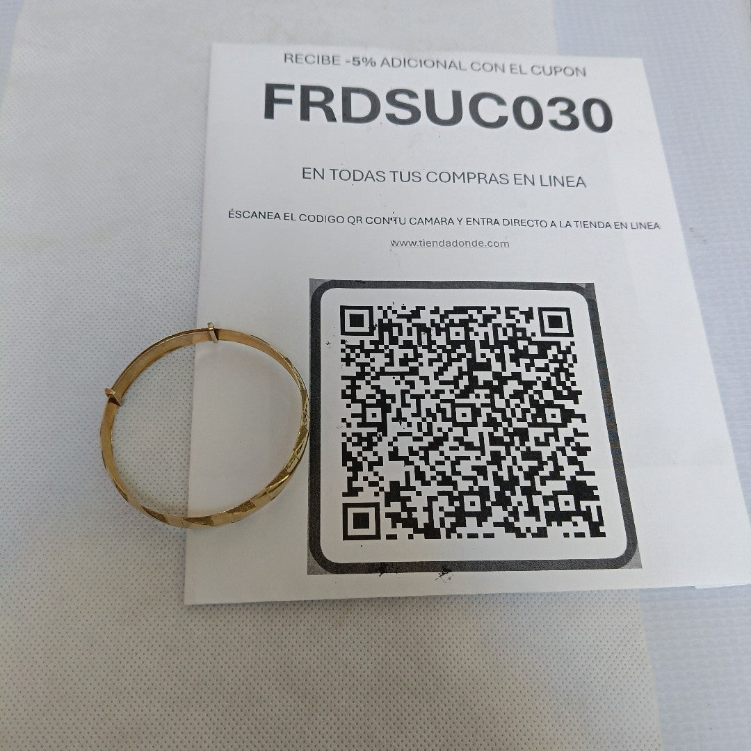 PULSERA. ORO. 10 K 8.4 GRMS (SEMINUEVO)