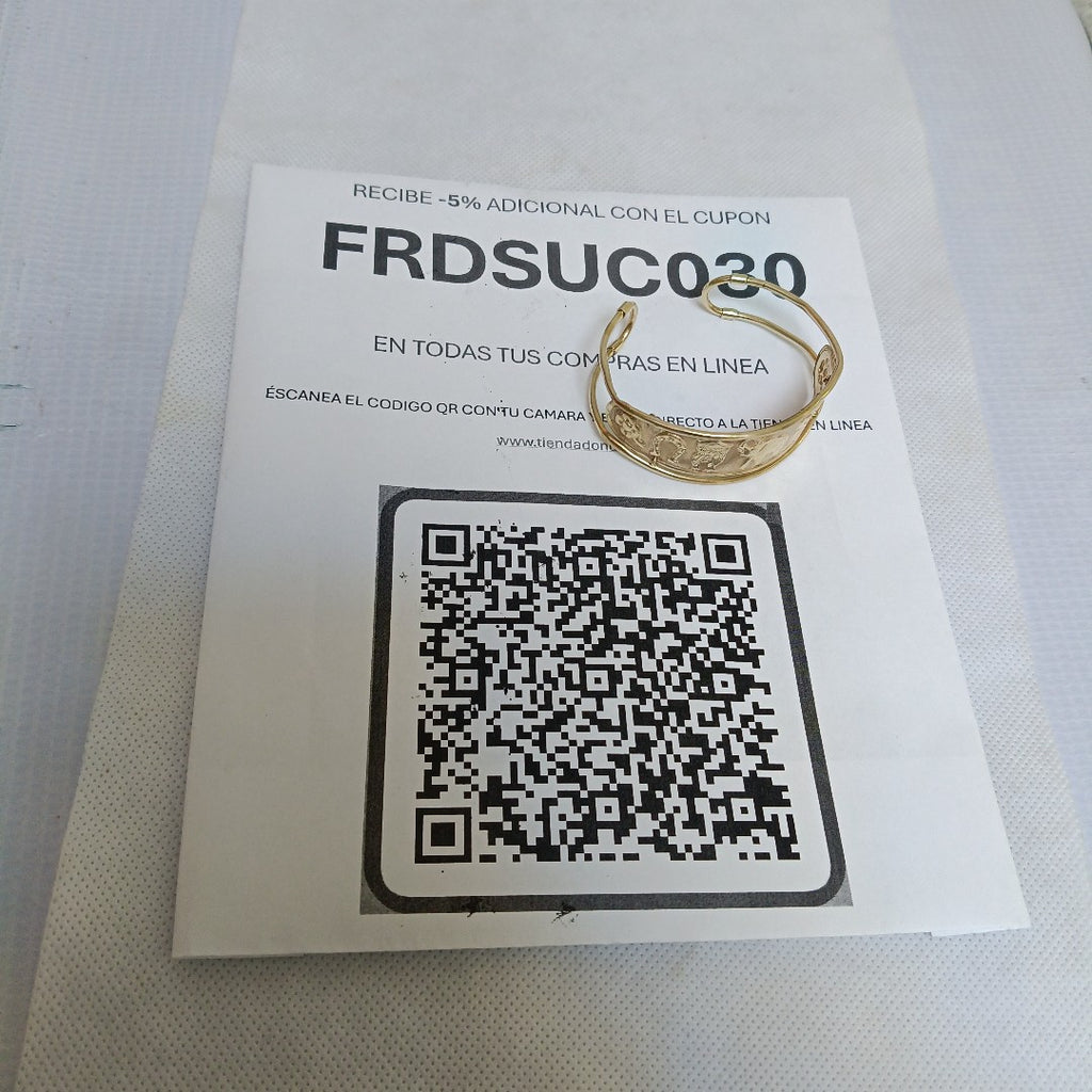 BRAZALETE. ORO. 10 K 9.9 GRMS (SEMINUEVO)