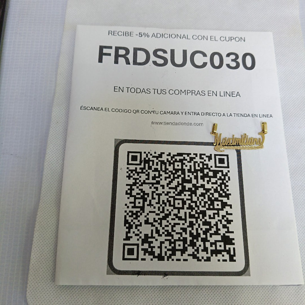 DIJE. ORO. 10 K 2.9 GRMS (SEMINUEVO)