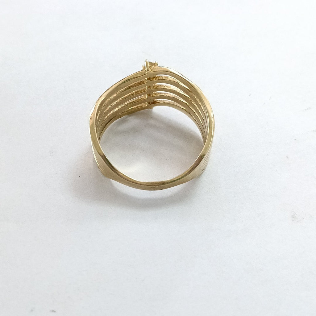 10012ANI72590A826 FRD10 ANILLOS DAMA ORO 10K 4.1GRS (NUEVO)