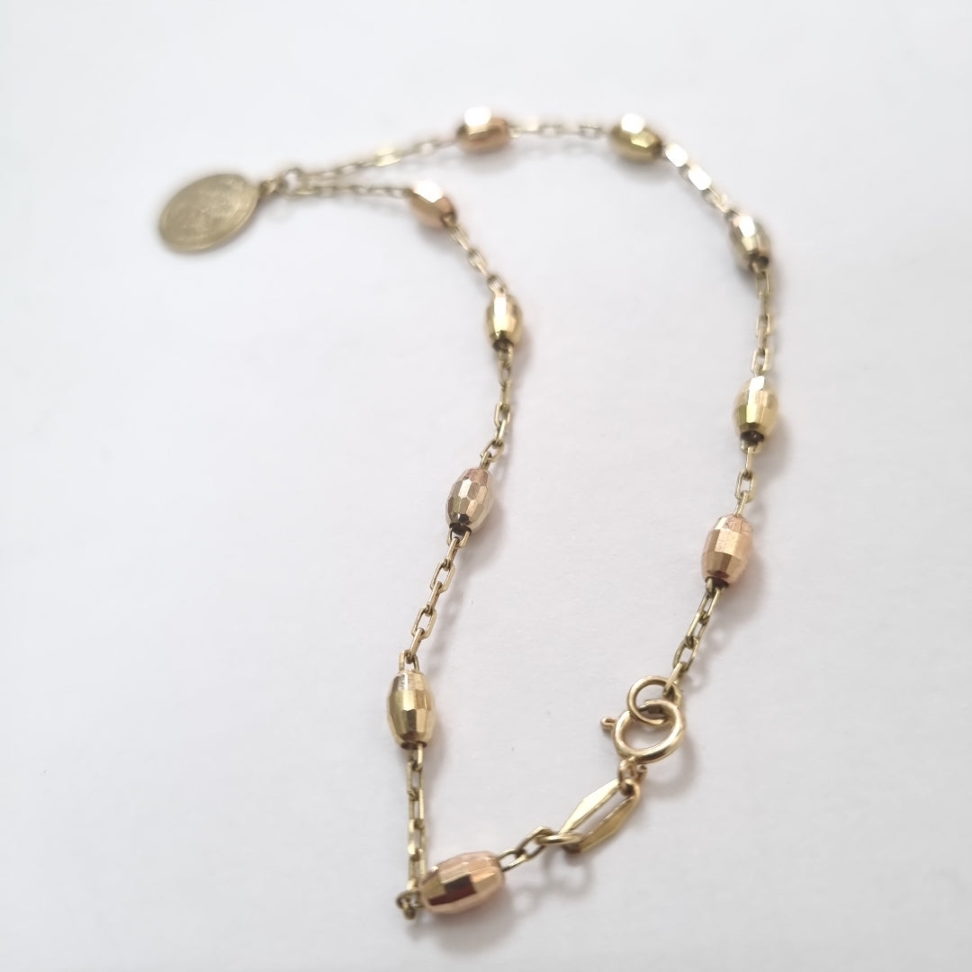 PULSERA. ORO. 14 K 2.2 GRMS (SEMINUEVO)