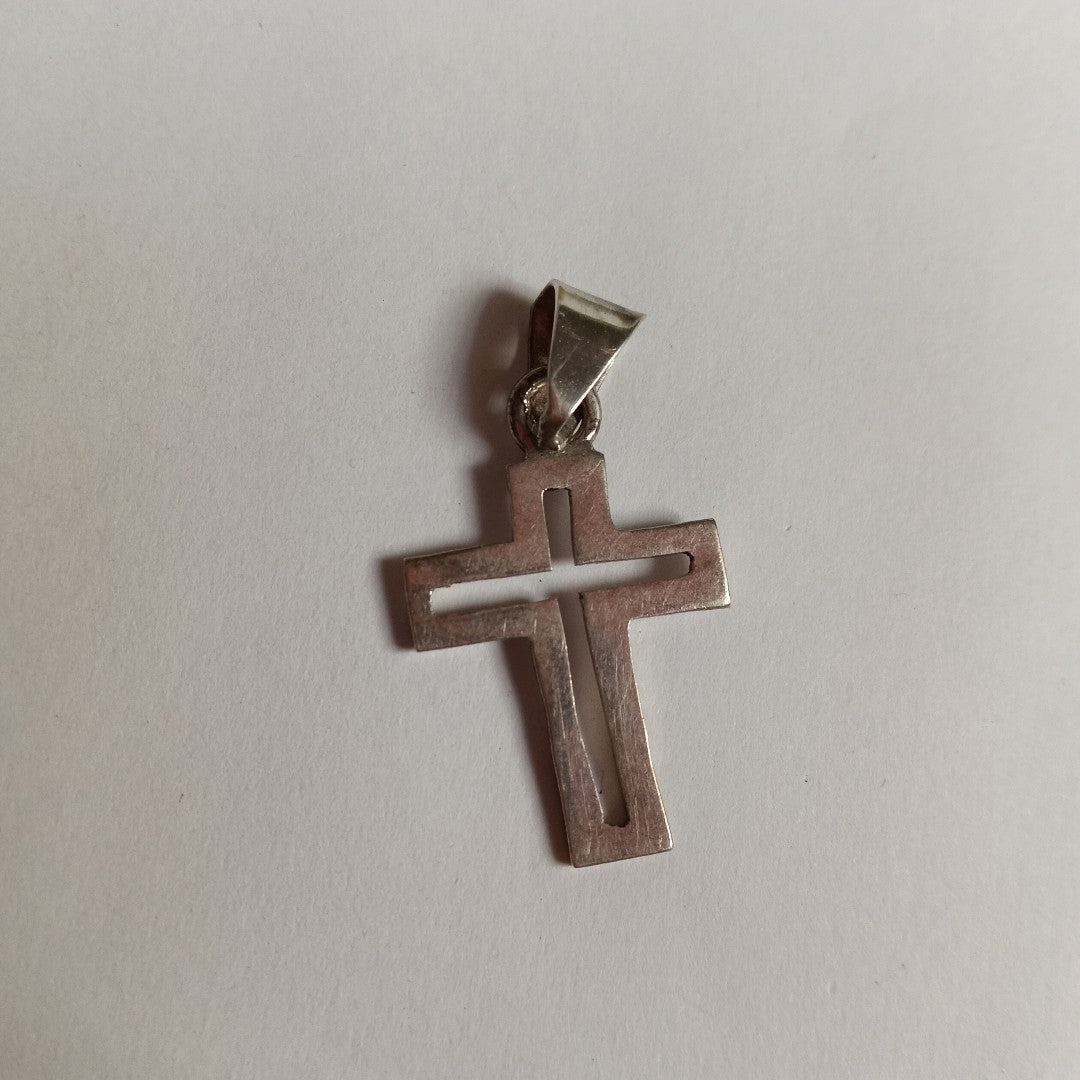 ANILLO,CRUZ PLATA 7,60 GRMS (SEMINUEVO)