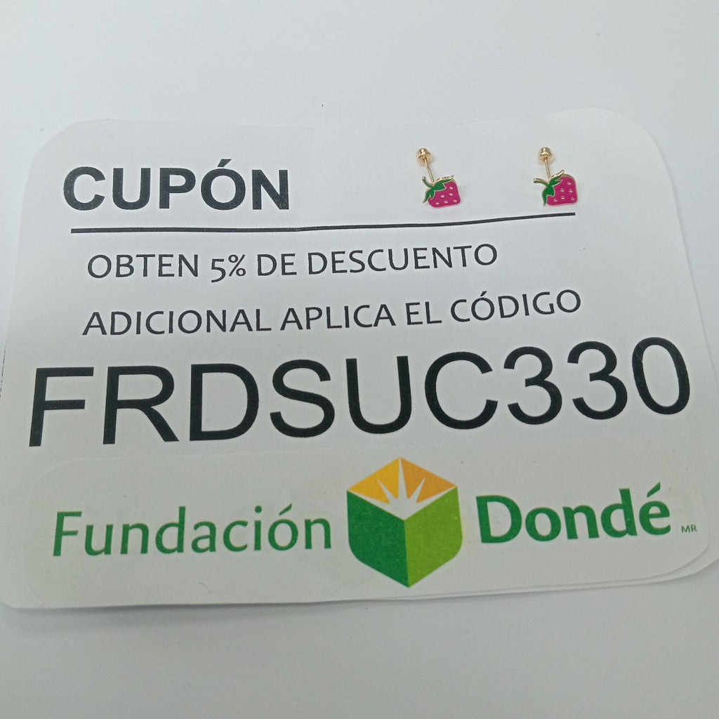 BROQUELES ORO 10K 1 (NUEVO)