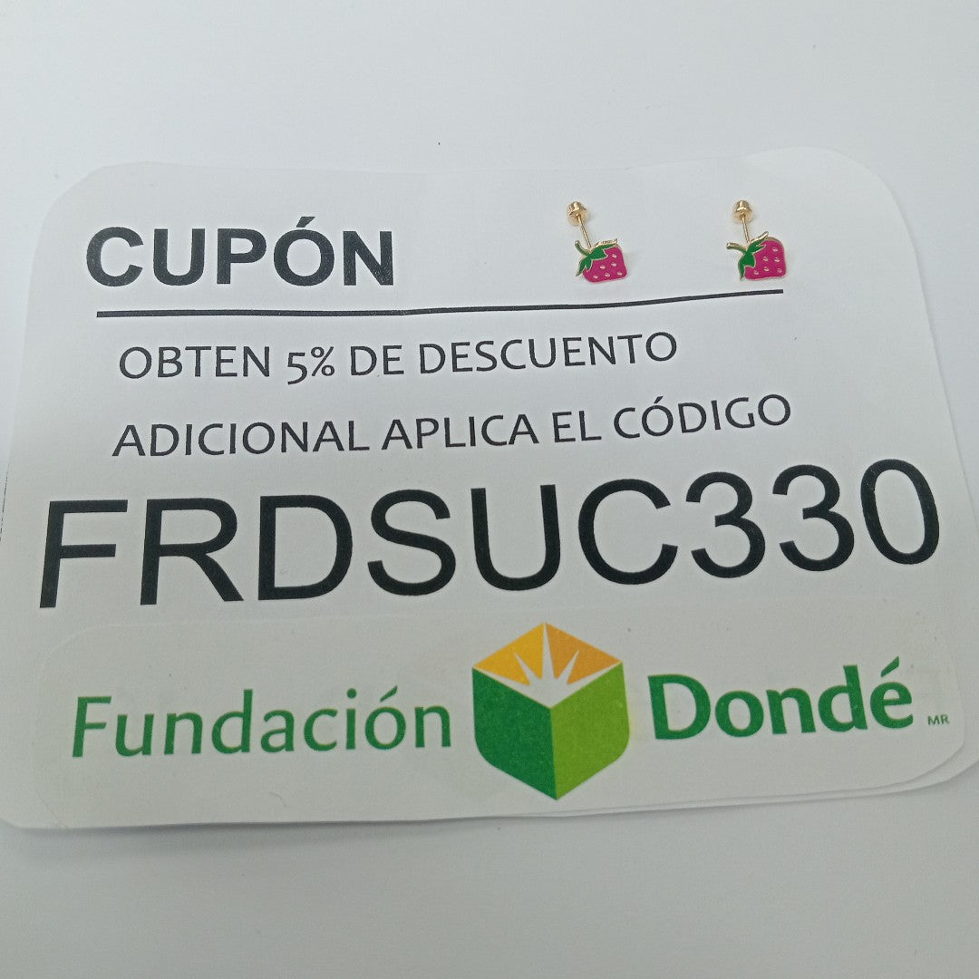 BROQUELES ORO 10K 1 (NUEVO)