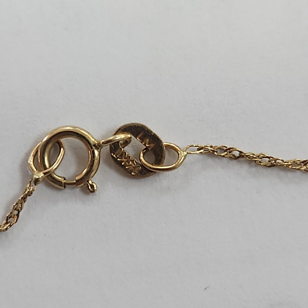 GARGANTILLA. ORO. 14 K 1 GRMS (SEMINUEVO)