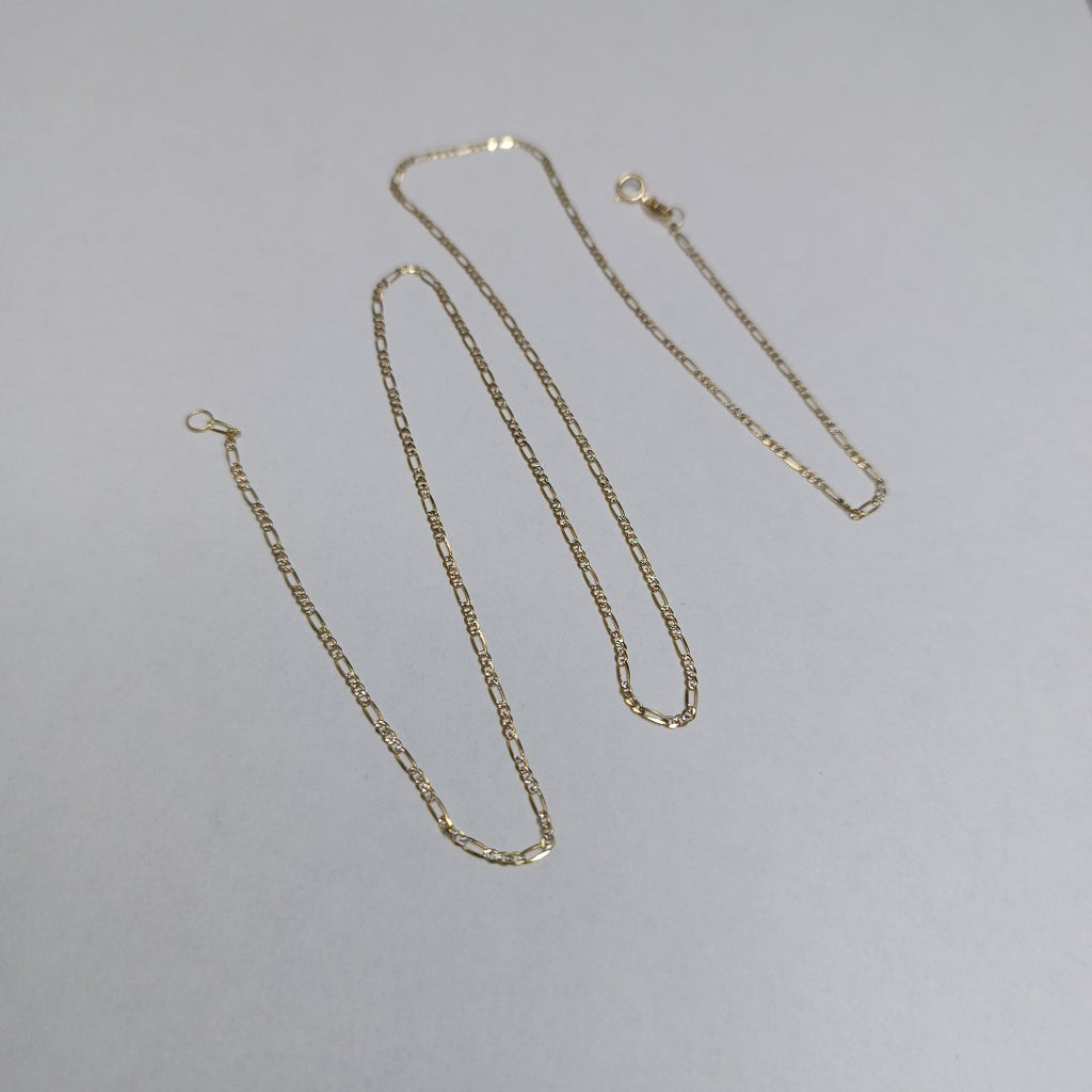 CADENAS CARTIER 3 1 DIAMANTADA ORO 14K 2.1 (NUEVO)