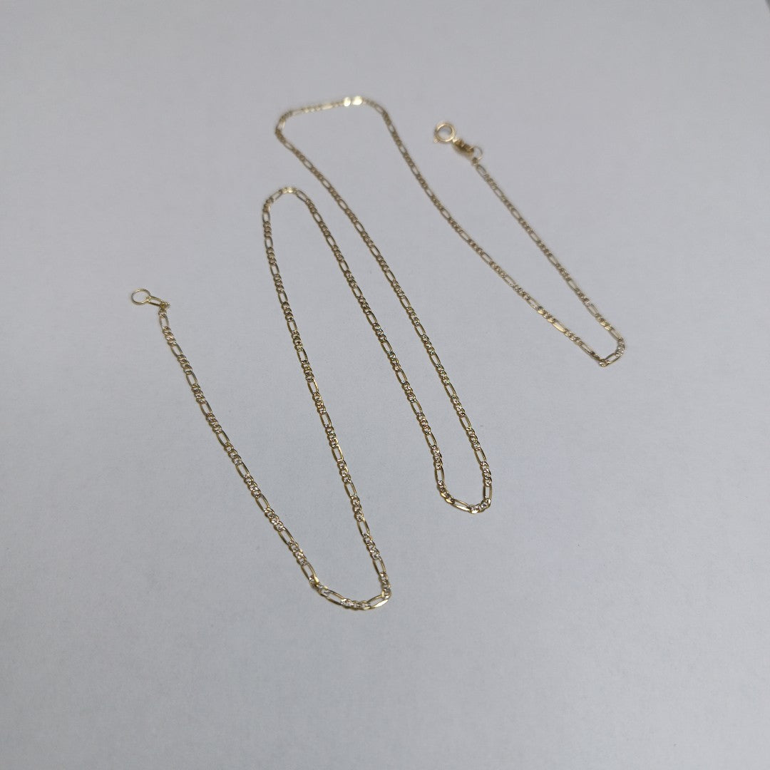 CADENAS CARTIER 3 1 DIAMANTADA ORO 14K 2.1 (NUEVO)