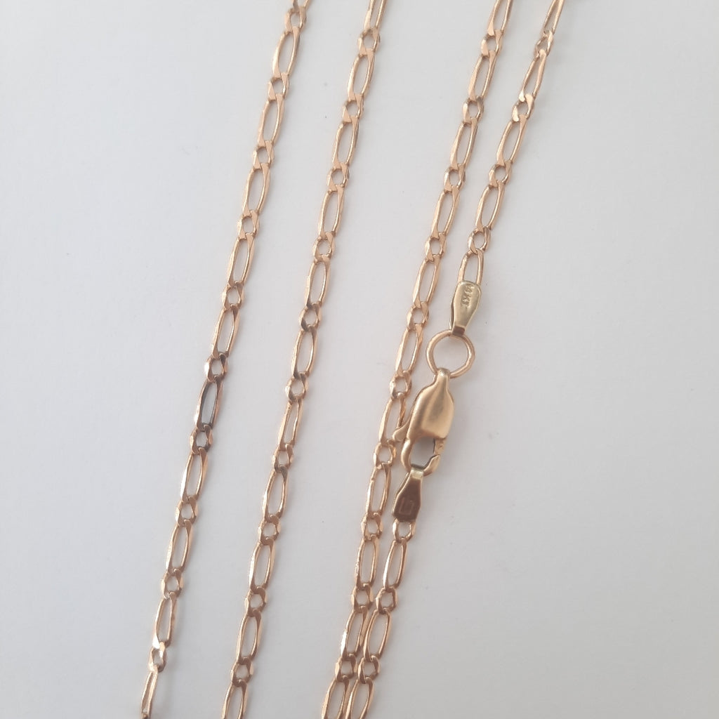 CADENA, DIJE. ORO. 14 K 4.8 GRMS (SEMINUEVO)