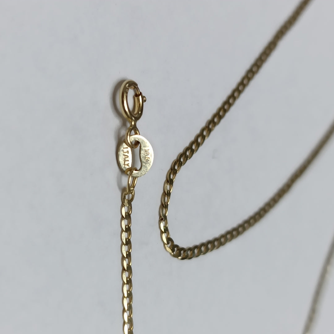 CADENAS BARBADA AMARILLA ORO 14K 1.9 (NUEVO)