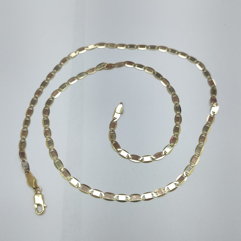 CADENAS VALENTINA/ESPEJO ORO 14K 10 (NUEVO)