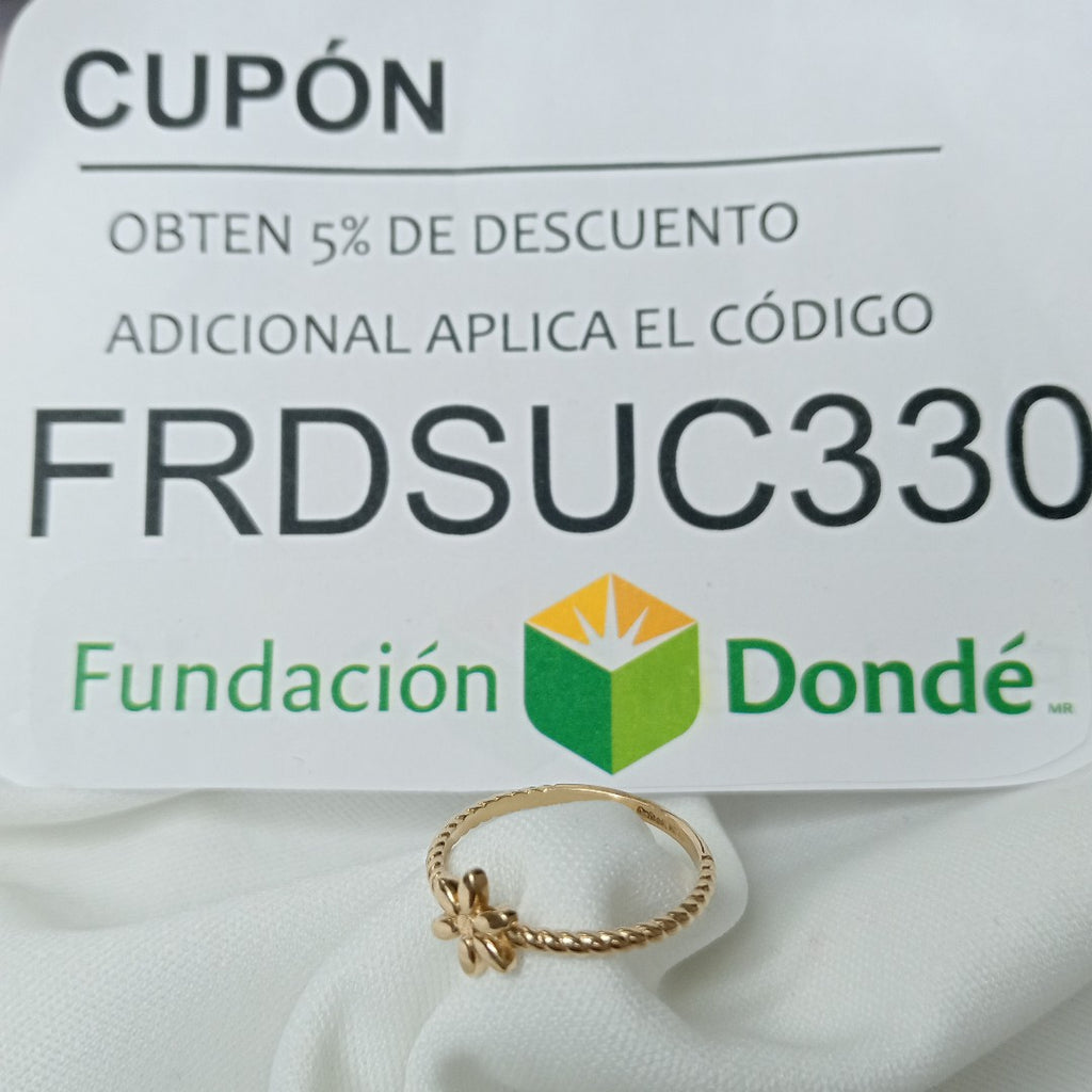 ANILLOS DAMA ORO 14K 1.4 (NUEVO)