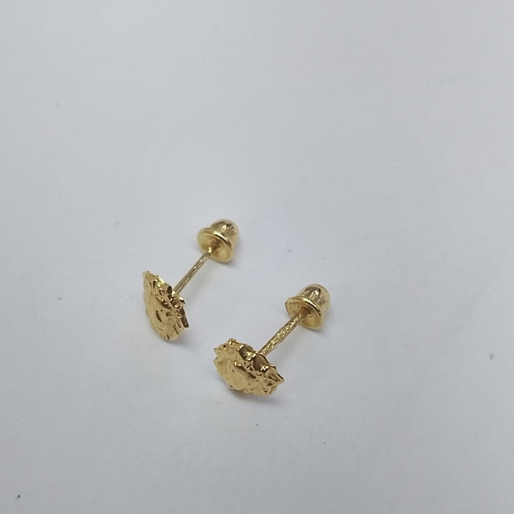 BROQUELES ORO 14K 1 (NUEVO)