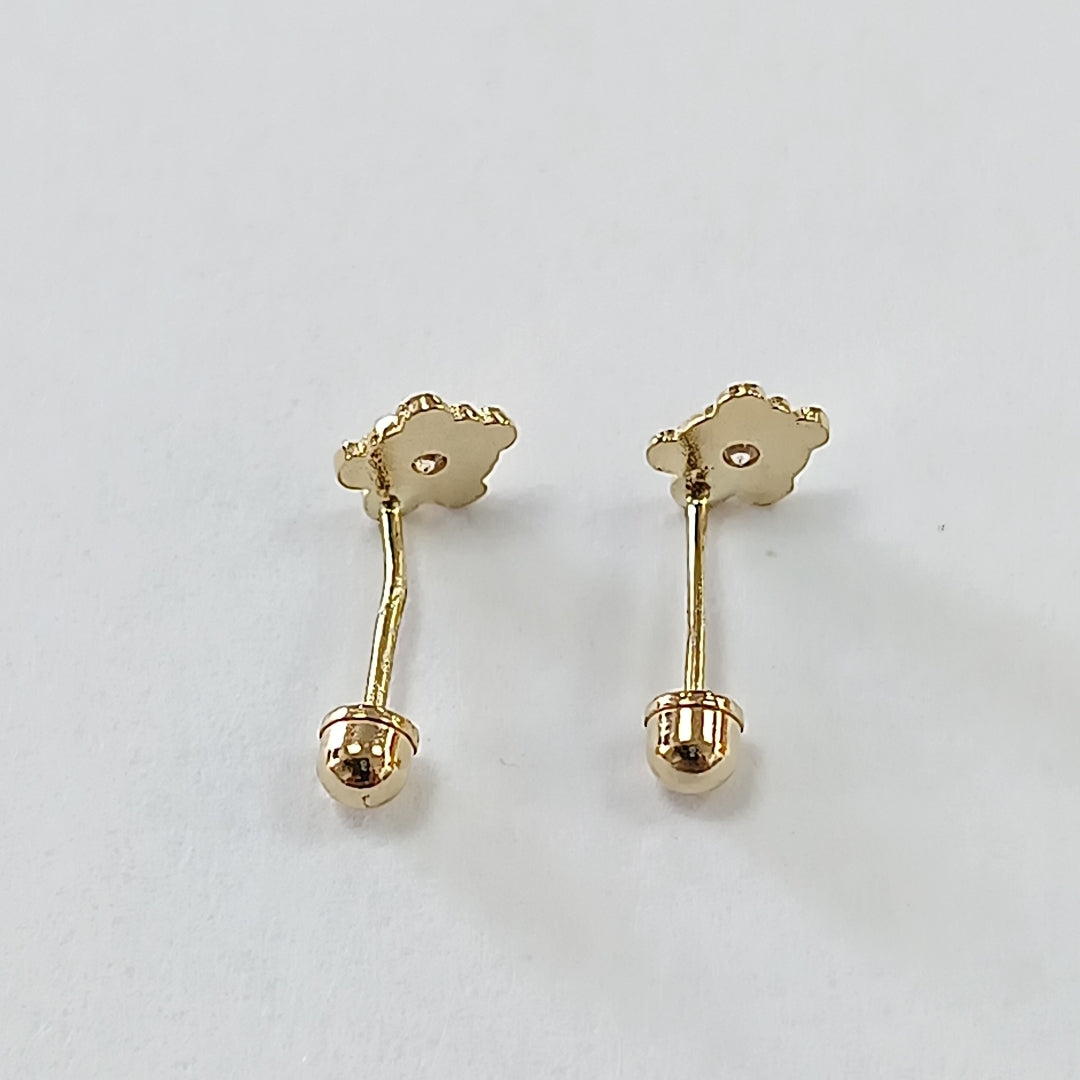 BROQUELES ORO 14K 1 (NUEVO)