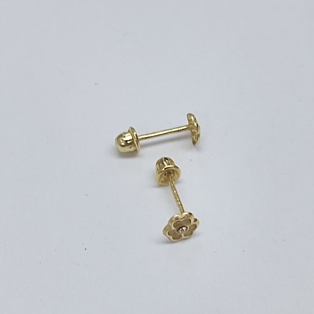 BROQUELES ORO 14K 1 (NUEVO)