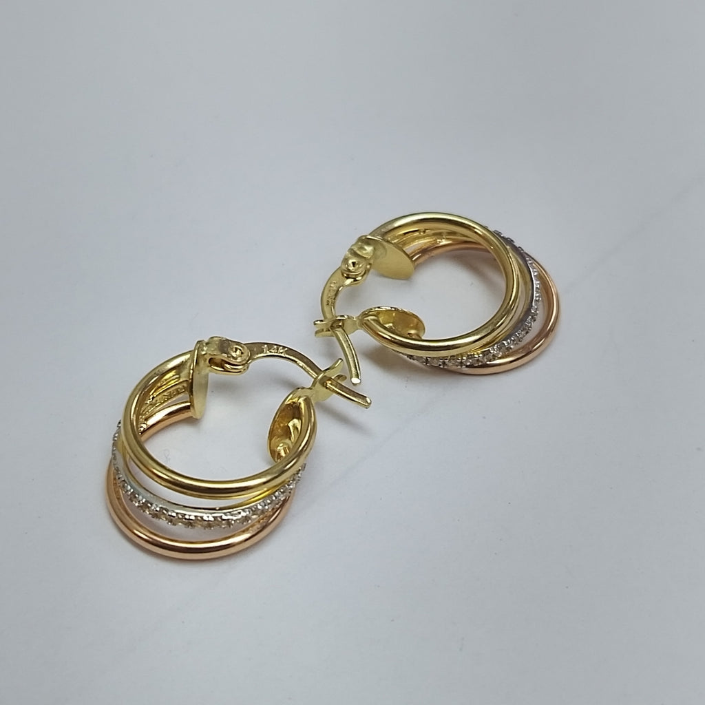 ARRACADAS ORO 14K 2.6 (NUEVO)