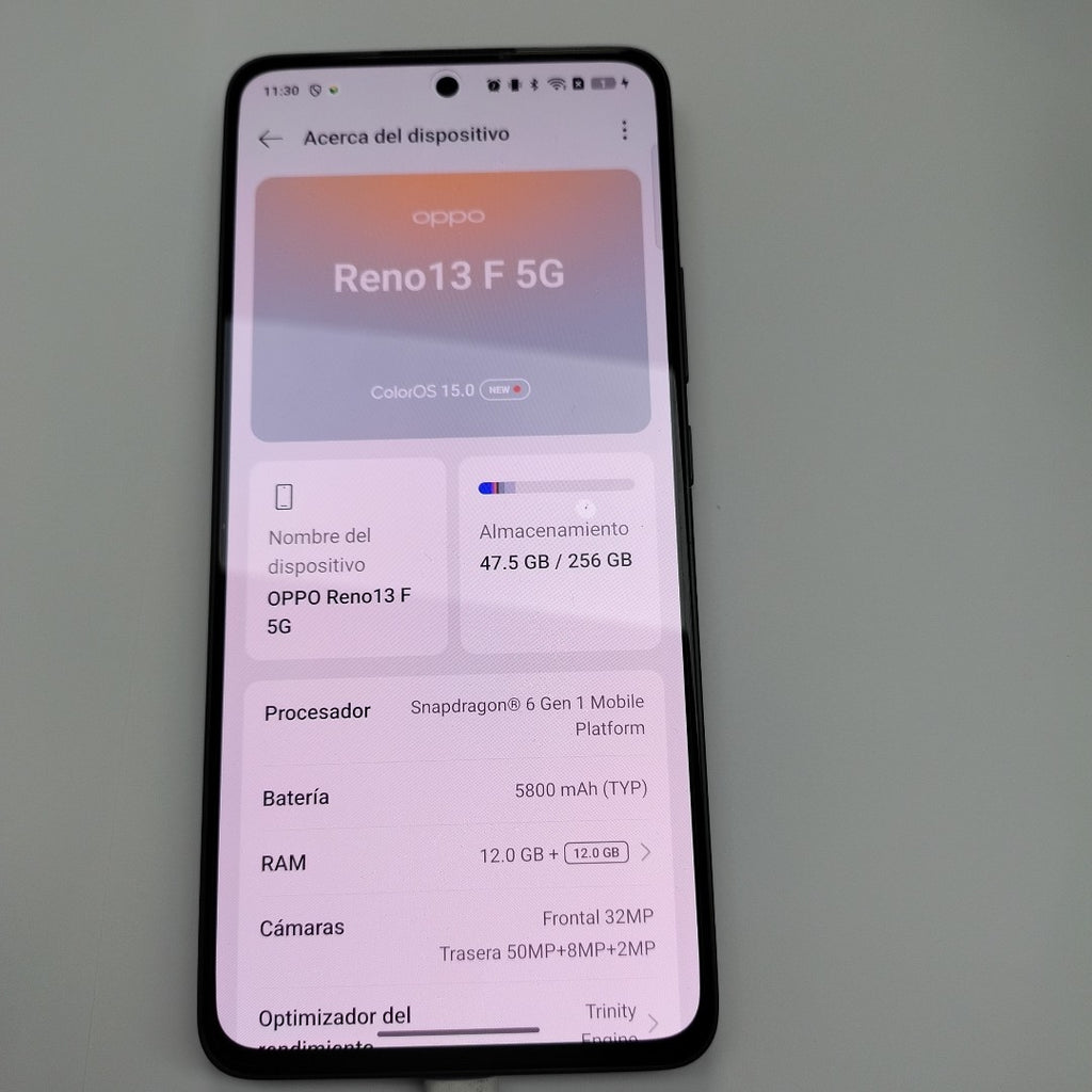 CELULAR OPPO  RENO 13F 5G CPH2699 (2025) 256 GB 12 GB RAM (SEMINUEVO)