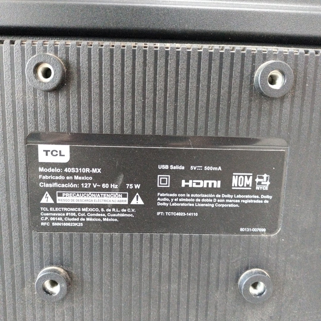 PANTALLA TCL 40S310R-MX (2023) 40" LED FULL HD